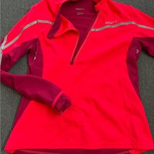 Craft Women's Vibrant Pink and Magenta Jacket